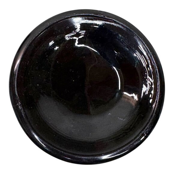 Swung Freefold Carnival Gray Iridescent Blue Black Art Glass Handkerchief Vase 8 - Picture 5 of 7